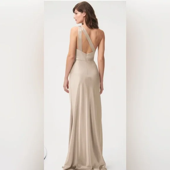 Jenny Yoo Dresses | Jenny Yoo Latte Lena Bridesmaid Dress Size 4 | Color: Cream | Size: 4 | Ebennett711's Closet